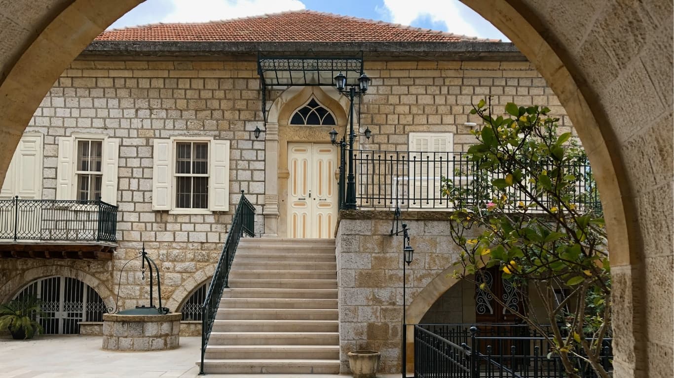 The original Bachir family house in Bikfaya, Lebanon